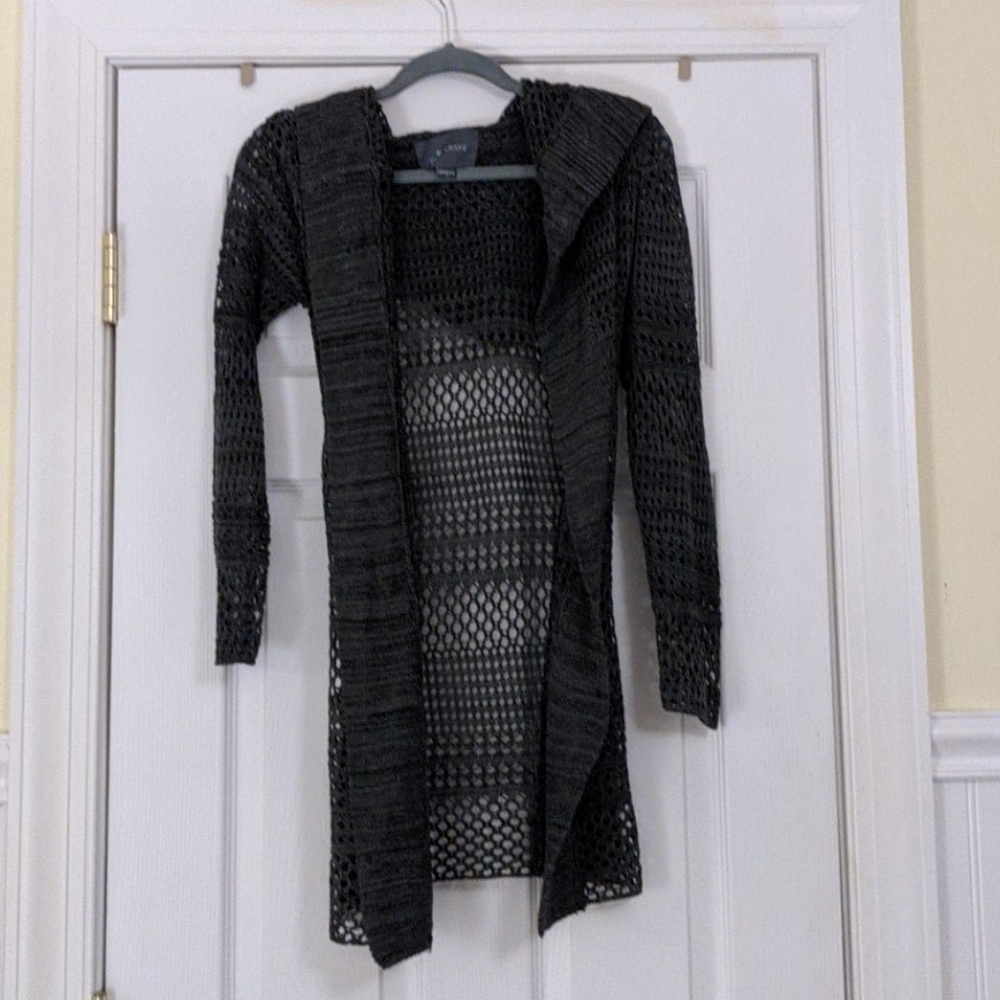 Long line knit sweater